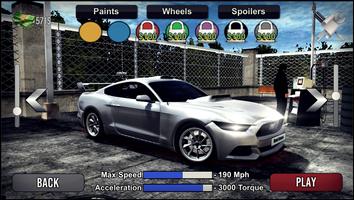 Mustang Drift Driving Simulato Affiche