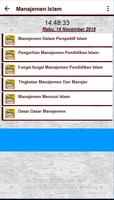 برنامه‌نما Manajemen Pendidikan Islam عکس از صفحه