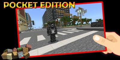 Spider Addon for Minecraft PE poster