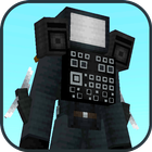 Mod TVman vs Skibidi Minecraft Zeichen