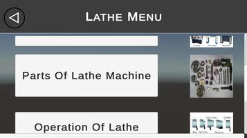 Lathe Machine Operation capture d'écran 3