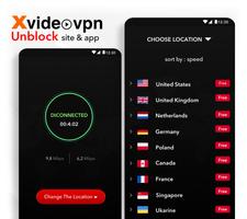 FREE VPN UNBLOCK X-VIDEO & SITES Affiche