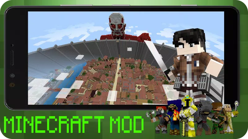 Mod of Attack on Titans for Minecraft PE APK pour Android Télécharger