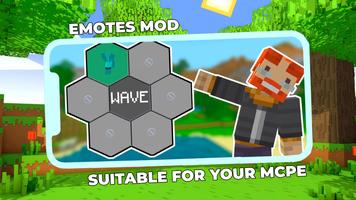 Emote Animation Mod Minecraft poster