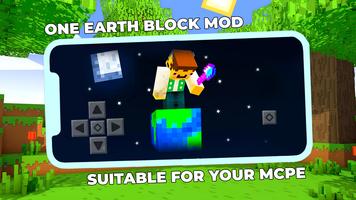 One Earth Block Mod Minecraft poster