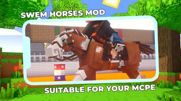 SWEM Realistic Horses Mod MCPE screenshot 2