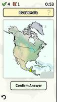 North American Countries Quiz الملصق