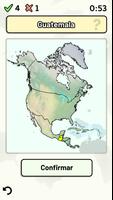 Países da América do Nord Cartaz
