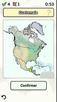 Países da América do Nord Cartaz