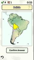 South American Countries Quiz الملصق