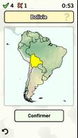 Pays d'Amérique du Sud - Quiz Affiche