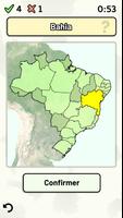 États du Brésil - Quiz Affiche