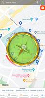 GPS Map & Place Search Compass poster