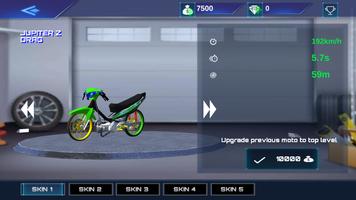 Real Drag Bike Racing captura de pantalla 1