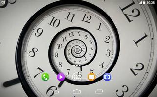 Clock Spiral Digit 4K Live WP اسکرین شاٹ 3
