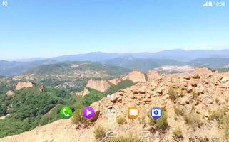 Dron Nature Mountains 3D LWP Ekran Görüntüsü 3