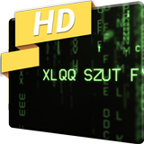 Matrix Lettres Vertes HD LWP icône