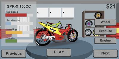 Indonesia Drag Bike Racing 3D Affiche