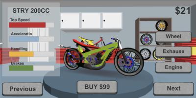 Indonesia Drag Bike Racing 3D capture d'écran 2