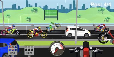 Indonesia Drag Bike Racing 3D capture d'écran 3