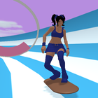 Icona Skateboarder In Tube