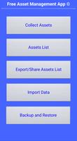 Asset Management App syot layar 1