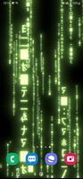 3D Matrix Rain poster