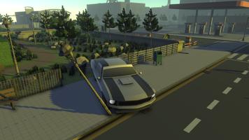Car drift sandbox simulator 3D الملصق