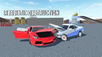 Car Crash X Race Simulator 3D Affiche