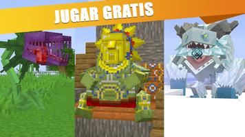 Mod 500 turbas para Minecraft Poster