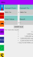 Unit & Dimension Converter captura de pantalla 2