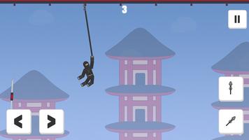 Ninja Rope: Swinging Game ảnh chụp màn hình 1