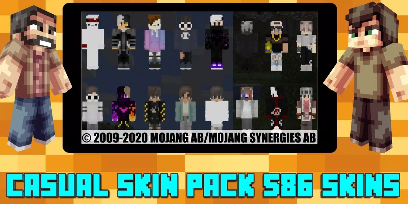 Casual Skin pack for Minecraft – Apps no Google Play