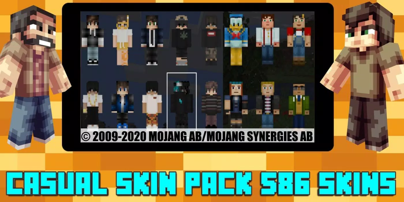 MCPE DL - Casual Skin Pack 3.4! - Skin Pack - Updated! - https