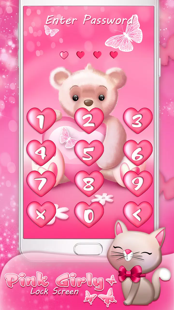 Pink Girly Lock Screen APK for Android Download