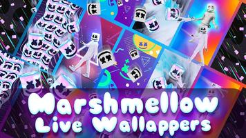 Marshmello लाइव वॉलपेपर पोस्टर
