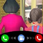 Scary Evil Teacher Chat & Talk icono