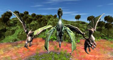 Flying Fire Dragon Simulator screenshot 1