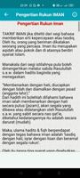Rukun Iman & Islam captura de pantalla 3