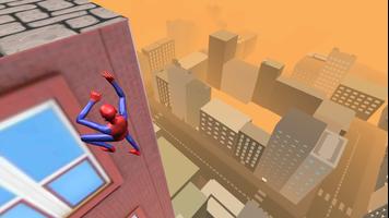 Spider-Man-Seil-Superheld Plakat