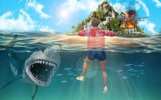 Megalodon shark fish eater syot layar 3