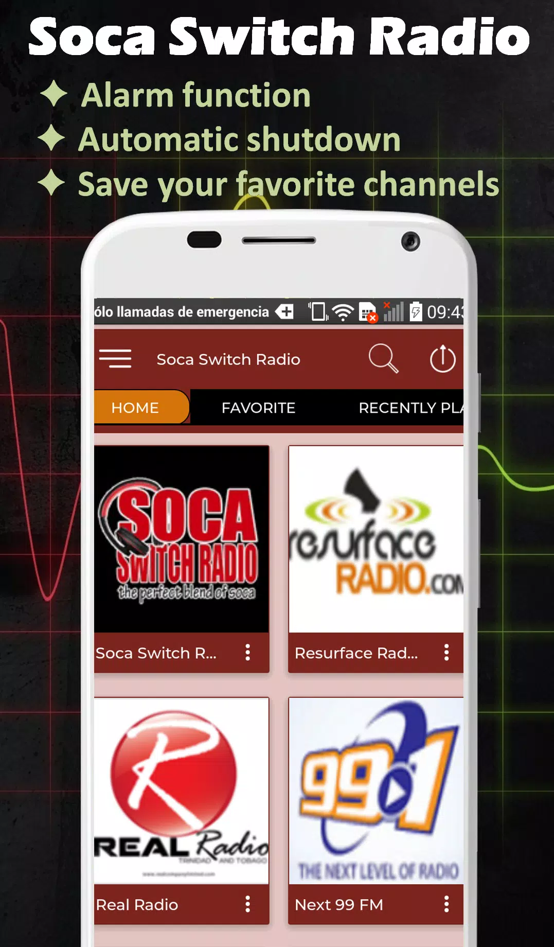 Soca Switch Radio Stations Fm Trinidad and Tobago APK للاندرويد تنزيل