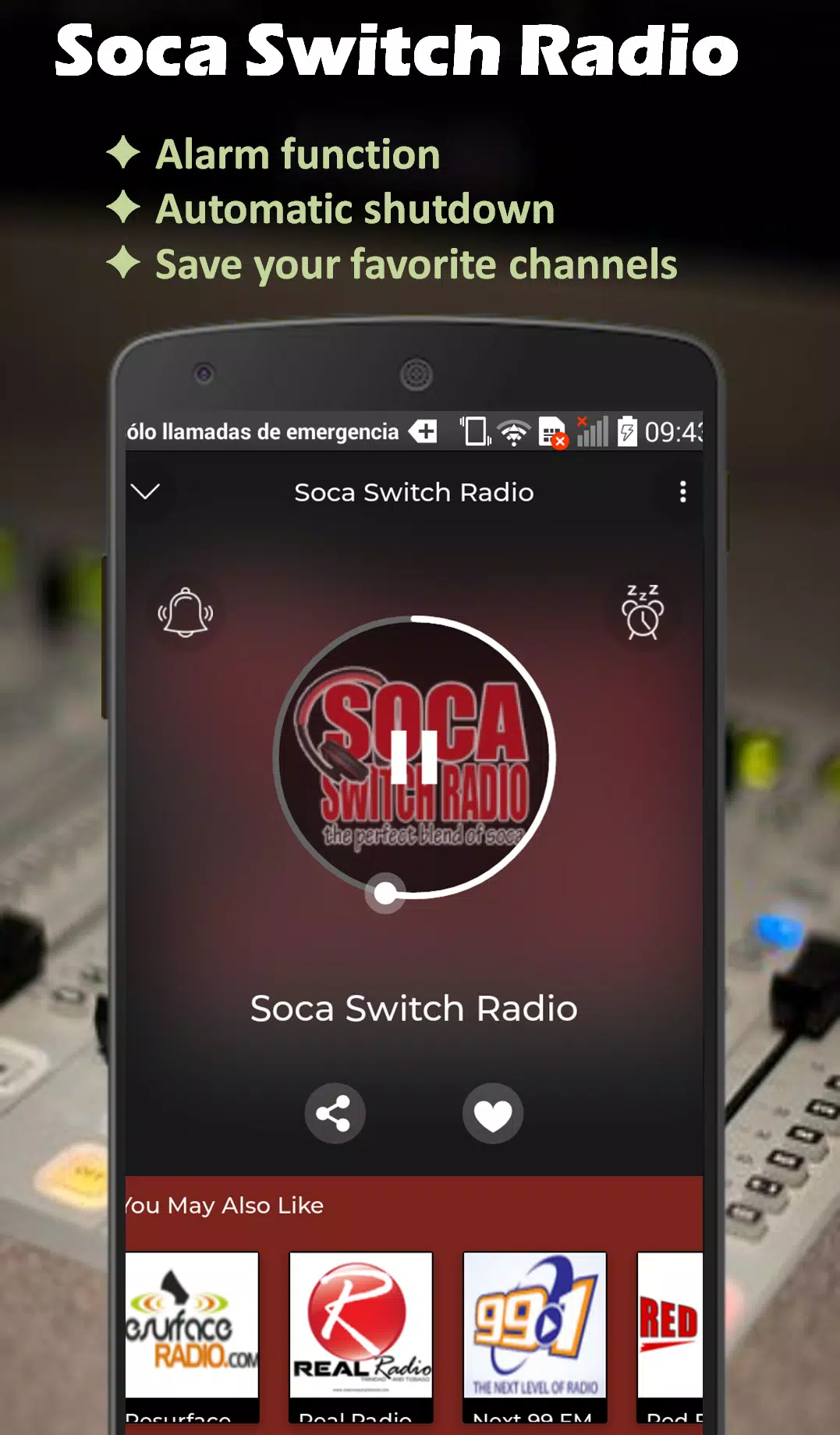 Soca Switch Radio Stations Fm Trinidad and Tobago APK للاندرويد تنزيل
