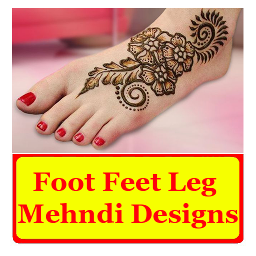 Foot Feet Leg Mehndi Designs