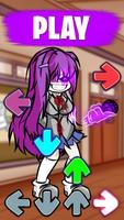 FNF Sonik.EXE vs Monika Mod Plakat