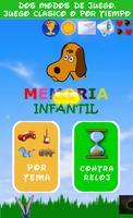 Juego Memoria Infantil Niños poster