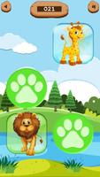 Memory matching games - Animals Affiche