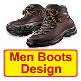 Men Boots Design idea icon
