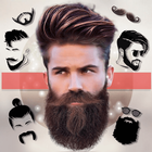 男士髮型 – 鬍子相機 - 相片 編輯 器 圖標