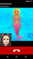 fake call video mermaid game poster